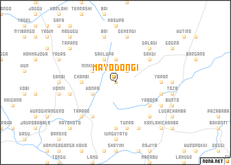 map of Mayo Dongi