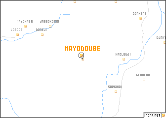 map of Mayo Doubé