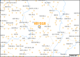 map of Mayoga
