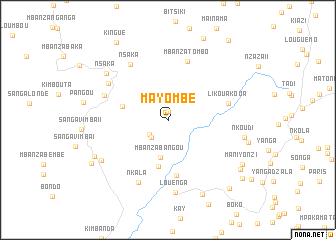 map of Mayombé