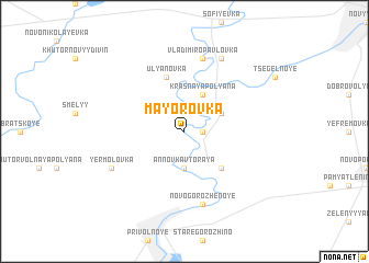 map of Mayorovka
