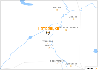 map of Mayorovka