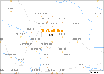 map of Mayo Sangé