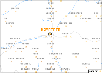 map of Mayototo