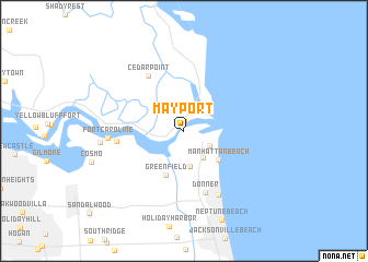 map of Mayport