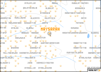 map of Maysarah