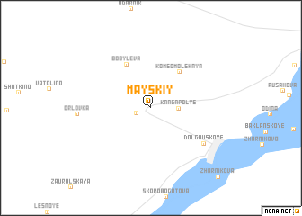 map of Mayskiy