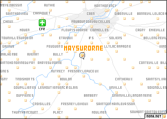 map of May-sur-Orne
