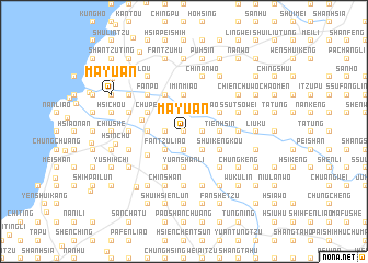 map of Ma-yüan