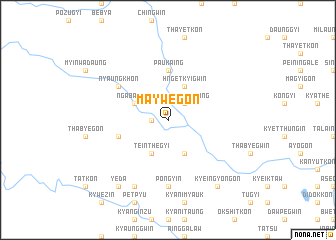 map of Maywegon