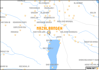 map of Maz‘al Bandeh