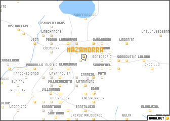 map of Mazamorra