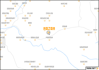 map of Mazam