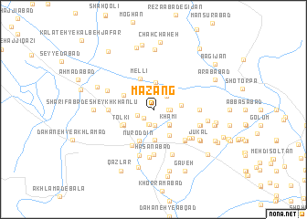 map of Mazang