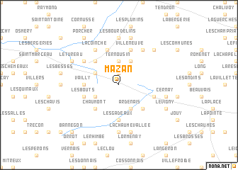 map of Mazan