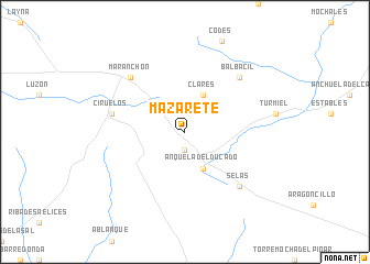 map of Mazarete