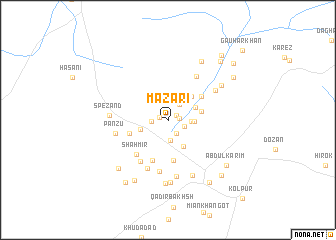 map of Mazāri