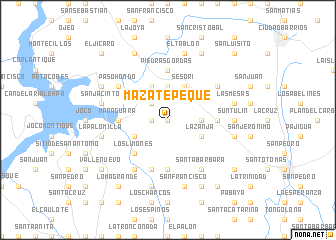 map of Mazatepeque