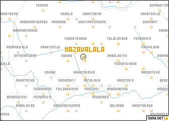 map of Mazavalala