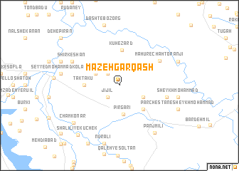 map of Māzeh Garqash