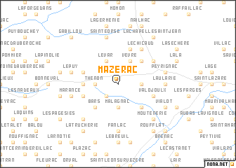 map of Mazerac