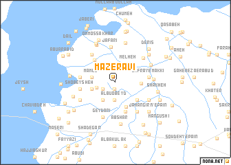 map of Mazerāvī