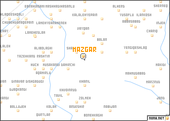 map of Mazgar