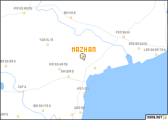 map of Mazhan