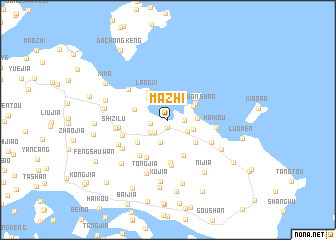 map of Mazhi