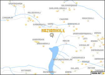 map of Maziāni Kili