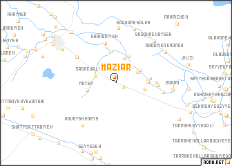 map of Māzīār