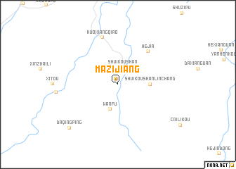 map of Mazijiang