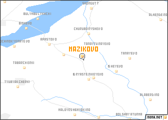 map of Mazikovo