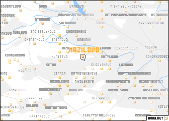 map of Mazilovo