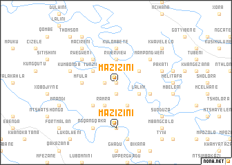 map of Mazizini