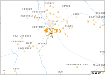 map of Mazjerd