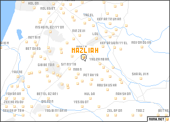 map of Maẕliaẖ