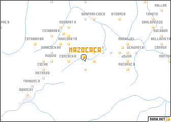 map of Mazocaca