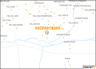 map of Mazra‘at Būrā
