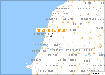 map of Mazra‘at Jamjīm
