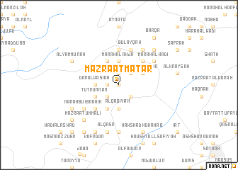 map of Mazra‘at Maţar