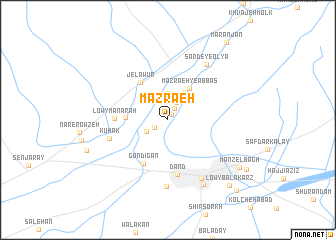 map of Mazra‘eh