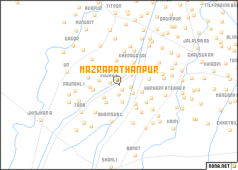 map of Māzra Pathānpur