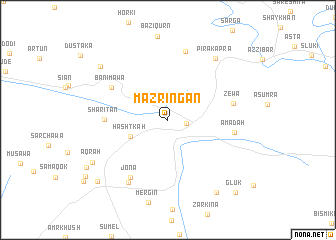 map of Mazringan