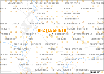 map of Maztlesrieth