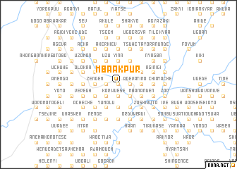 map of Mbaakpur
