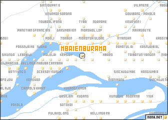 map of Mbaien Burama