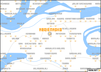 map of Mbaien Maka