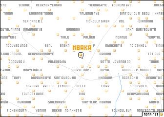 map of Mbaka