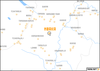 map of Mbaka